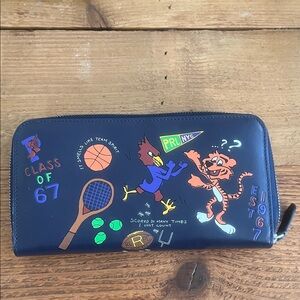 Polo. Navy Cartoon Wallet